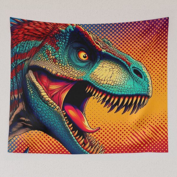 Item preview, Raptor Head - Pop Colors designed and sold by AD-Digital-Art.