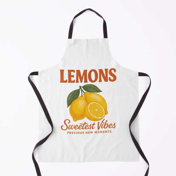 Item preview, Lemons – Sweetest Vibes – Retro Fruit Illustration designed and sold by GabbyKI261.