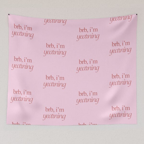 Item preview, brb, I’m yearning cute text designed and sold by OkiDokiDesign.