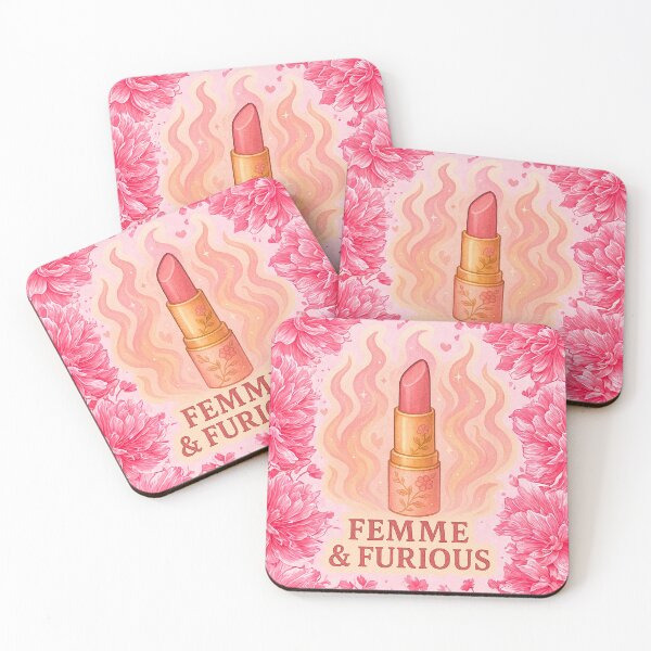 Item preview, Femme & Furious – Lipstick Lesbian designed and sold by ThroneOfCraft.