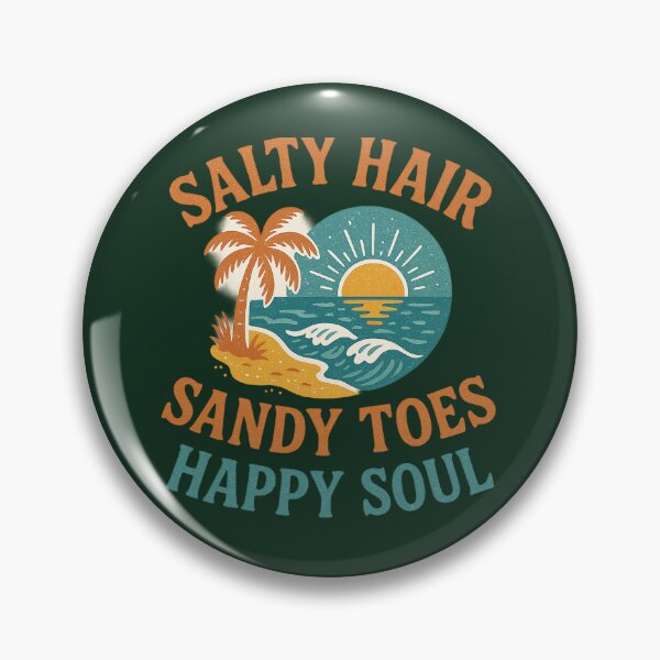 Artikelvorschau, Salziges Haar Sandige Zehen Glückliche Seele Strandleben entworfen und verkauft von CozyAndSweet.