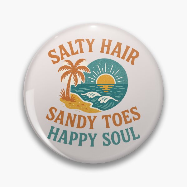 Artikelvorschau, Salziges Haar Sandige Zehen Glückliche Seele Strandleben entworfen und verkauft von CozyAndSweet.