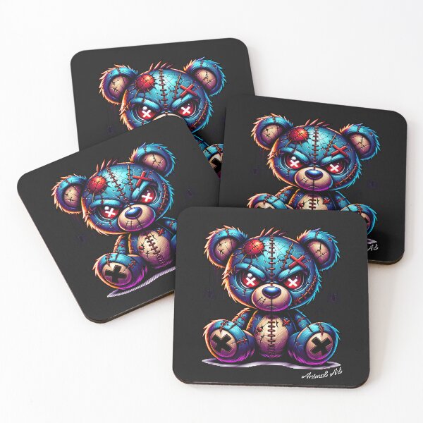 Artikelvorschau, Animal Art Scary Teddy entworfen und verkauft von BERLINSHIRTSHOP.