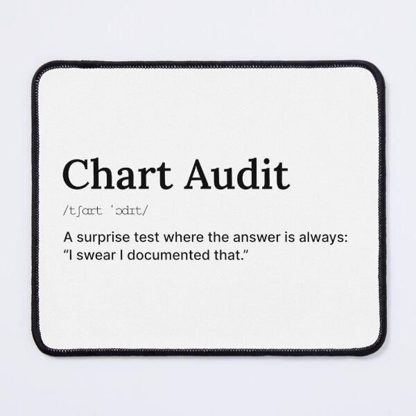 Item preview, Chart Audit Definition – Nurse Life Humor Tee designed and sold by RizVibes.