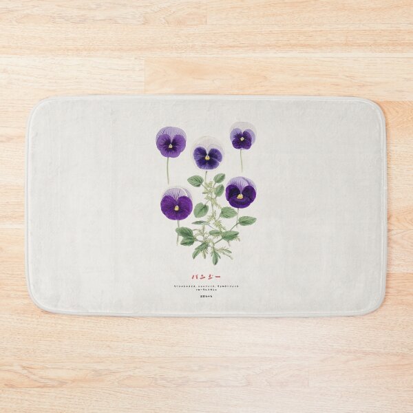 Item preview, The Garden Pansy Flower designed and sold by Vintagrafica.