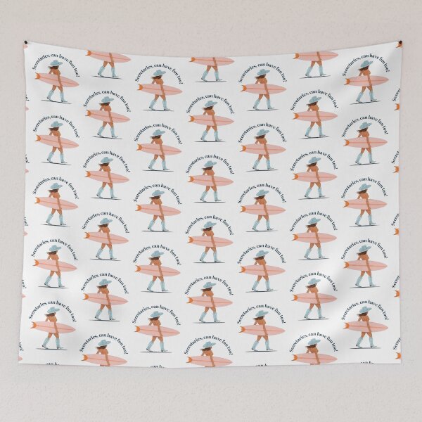 Item preview, Secretaries Can Have Fun Too – Cowgirl Surf Vibes Design designed and sold by WHDProduction45.