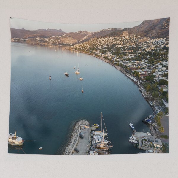 Item preview, Bodrum Dawn Aerial View  designed and sold by Londonimages.