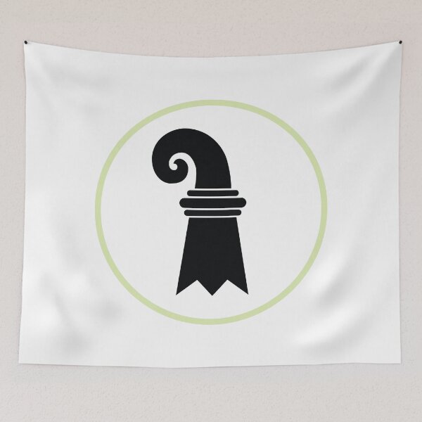 Item preview, The flag of the Canton of Basel-Stadt in Switzerland designed and sold by shopdiego.