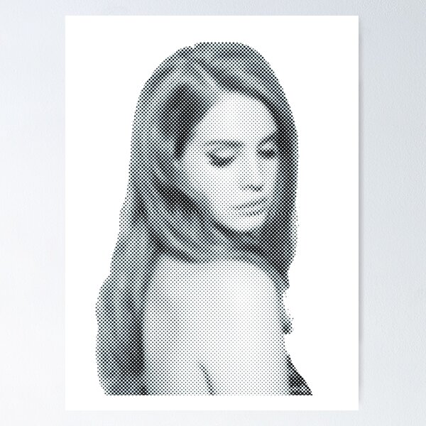 Item preview, LANA HALFTONE designed and sold by yuliiyadesigns.