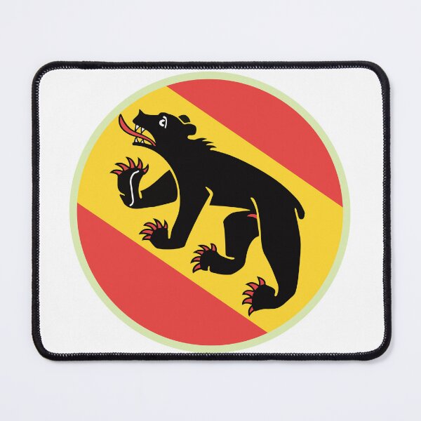 Item preview, The flag of the Canton of Bern in Switzerland designed and sold by shopdiego.