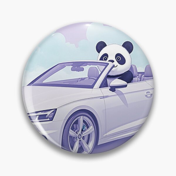 Item preview, Cool Panda Driving a Convertible designed and sold by Alpaca Ridge.