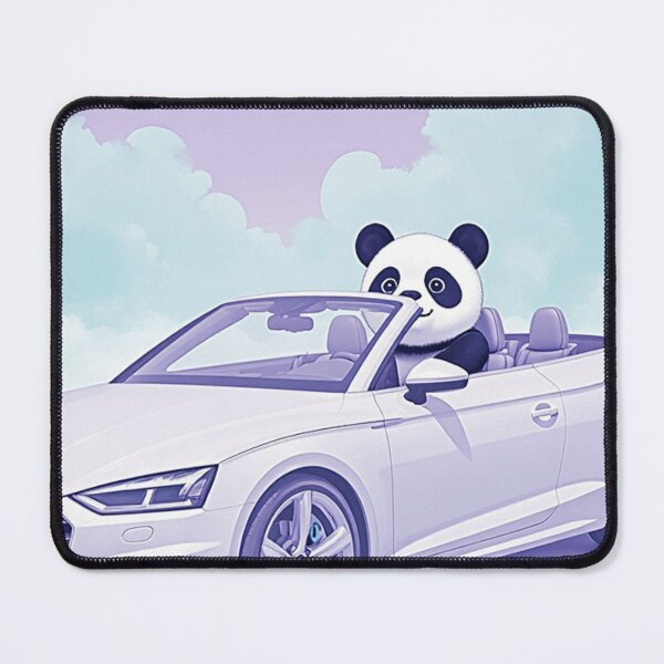 Item preview, Cool Panda Driving a Convertible designed and sold by Alpaca Ridge.