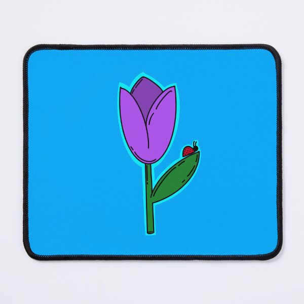 Item preview, Lady bug sitting on a tulip designed and sold by torilizmua.