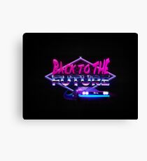 Back to the Future 80s Style Canvas Print