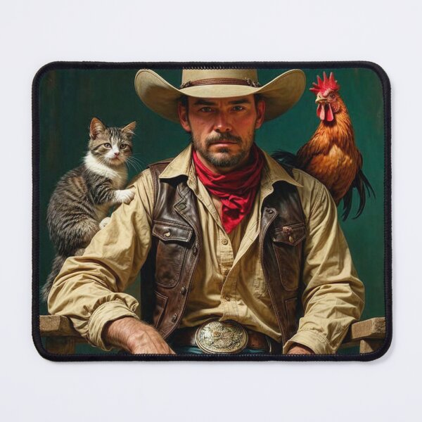 Item preview, Cowboy and His Pets designed and sold by M-Y-A-R-T-.