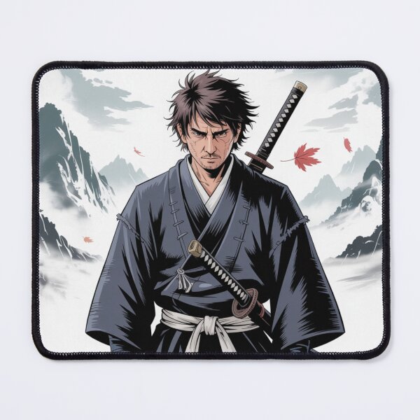 Item preview, Warrior Anime illustration designed and sold by HowMonkeyShop.