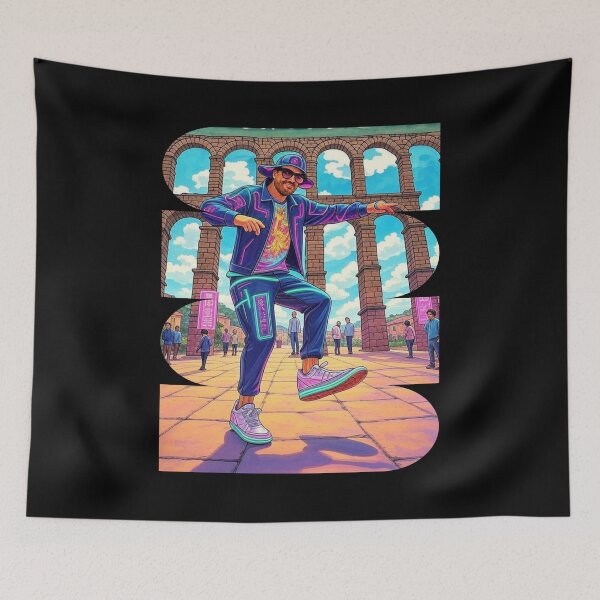 Item preview, Neon Segovia Bounce designed and sold by ToxiPixArt.Studio.