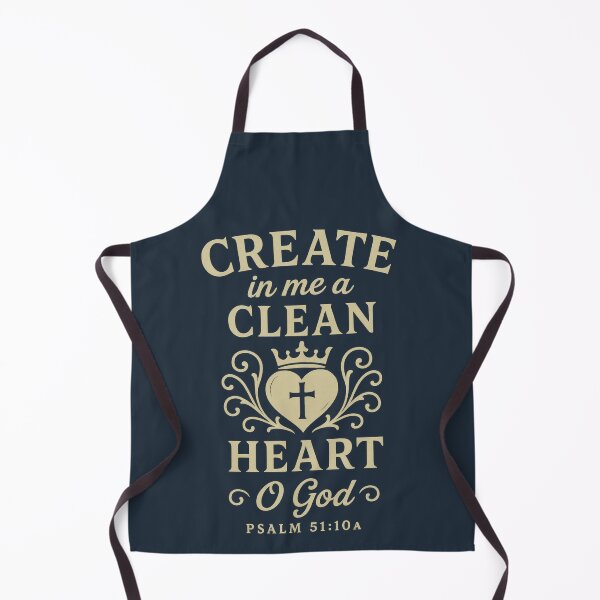 Item preview, Psalm 51:10 – Create in Me a Clean Heart Bible Verse designed and sold by SimplySelim.