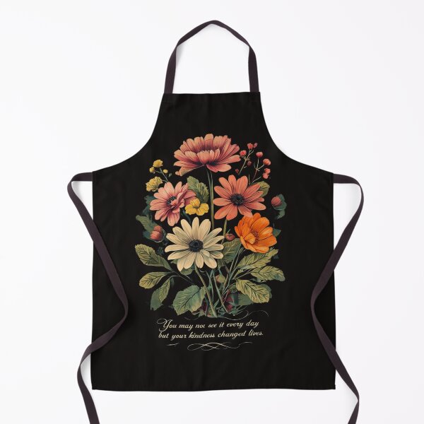 Item preview, Your Kindness Changed Lives – Floral Inspirational Script Design designed and sold by WHDProduction45.