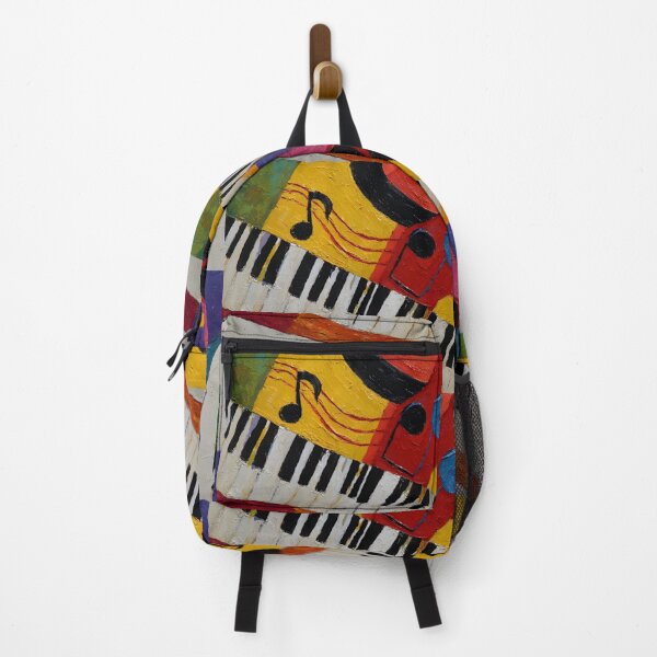 Item preview, Vibrant Abstract Piano and Musical Notes in Bold Geometric Forms Celebrating Rhythm and Creativity designed and sold by OlfactoART Studio.
