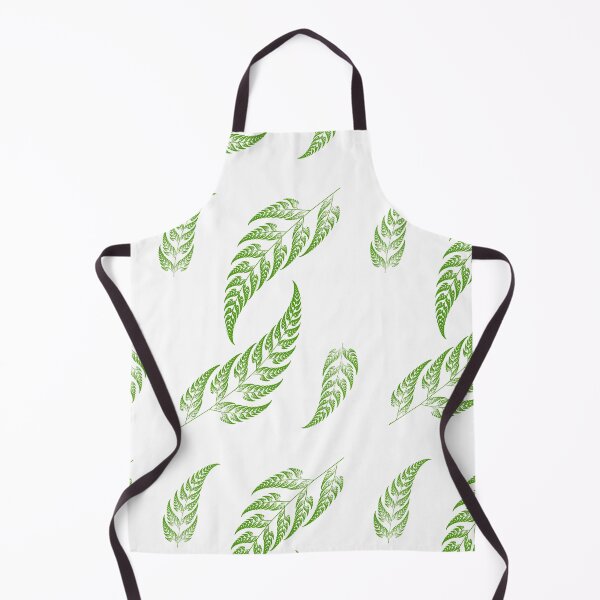 Item preview, Green Fern Leaves on White designed and sold by TerenceLacey.
