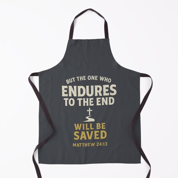 Item preview, Matthew 24:13 – Endures to the End Bible Verse designed and sold by SimplySelim.
