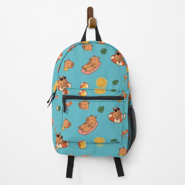 Item preview, Cute capybaras chilling in the summer set designed and sold by Inspiredbydavina.