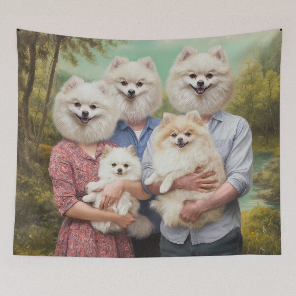 Item preview, The Pomeranian family designed and sold by Arthoughts.