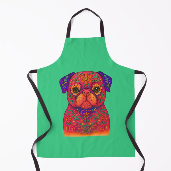 Item preview, Sugar Skull Pug | Day of the Dead designed and sold by PumagirlDigital.