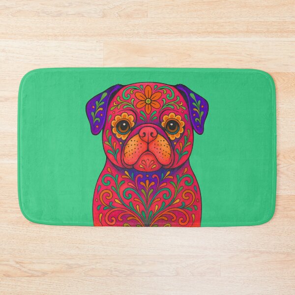 Item preview, Sugar Skull Pug | Day of the Dead designed and sold by PumagirlDigital.