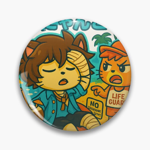 Item preview, Melodrama & Margaritas – Summer Dazai Cat Design designed and sold by NyxVerse-Studio.