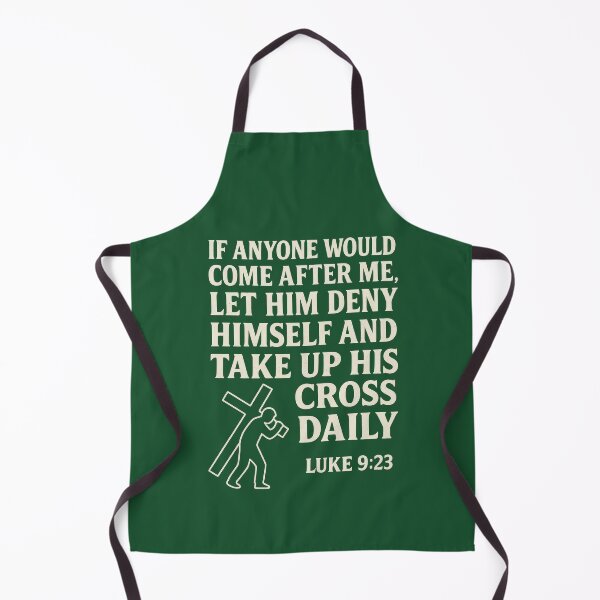 Item preview, Luke 9:23 – Take Up Your Cross Daily Bible Verse designed and sold by SimplySelim.