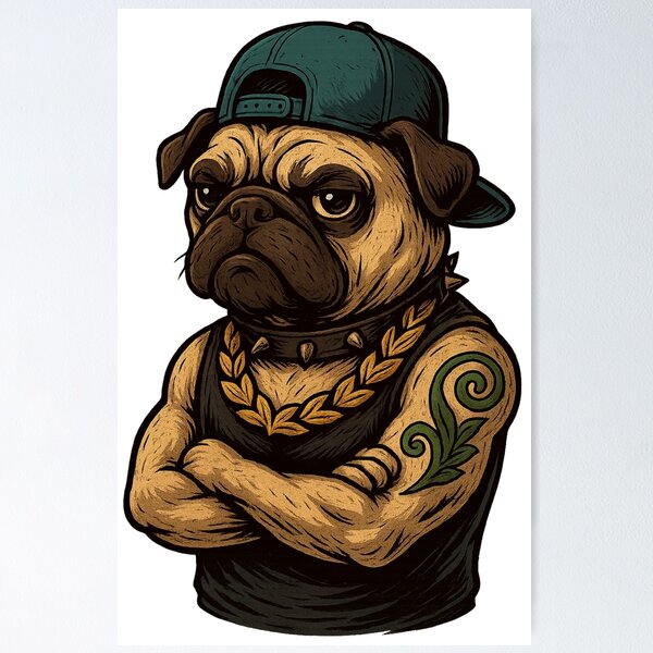Item preview, The Pug Sentinel designed and sold by Mjonkey.