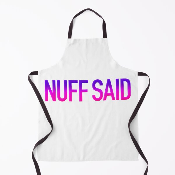 Item preview, Nuff Said in Pink and Purple Modern Minimal designed and sold by Memes N Lore .