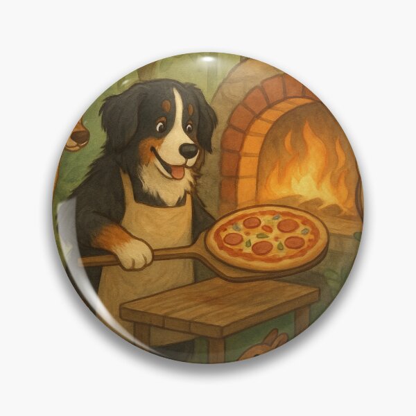 Item preview, Enjoying a Pizza in the woods! designed and sold by TrekkingTails.