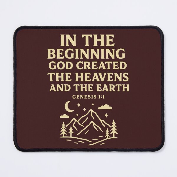 Item preview, Genesis 1:1 – God Created the Heavens and the Earth designed and sold by SimplySelim.