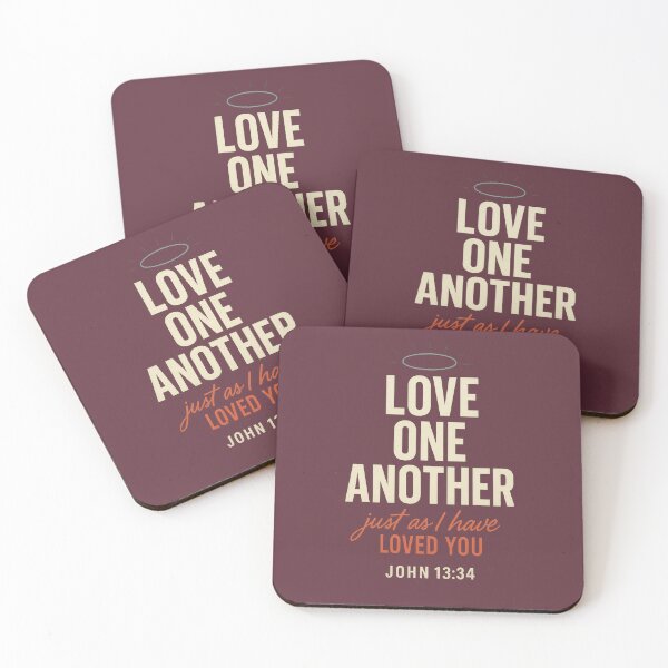 Item preview, John 13:34 – Love One Another Bible Verse designed and sold by SimplySelim.