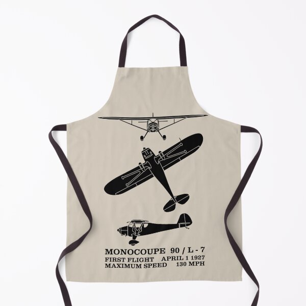 Item preview, Monocoupe 90 L-7 American Plane Silhouettes Infographic designed and sold by MilitaryMart.