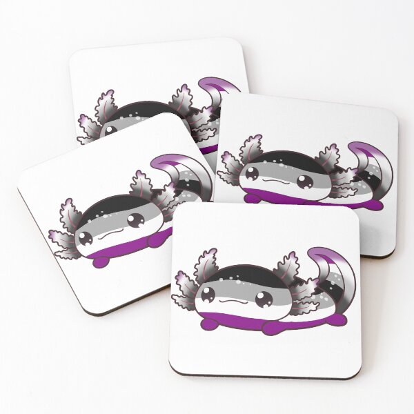 Item preview, Cute Asexual Axolotl LGBTQ+ Pride merch designed and sold by Professional Monster Ami.