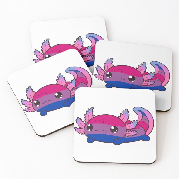 Item preview, Bisexual Axolotl LGBTQ+ Pride merch designed and sold by Professional Monster Ami.
