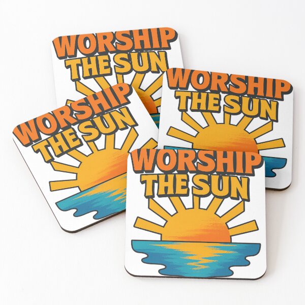 Item preview, Worship the Sun Retro Sunset Beach Design designed and sold by veinmerch.