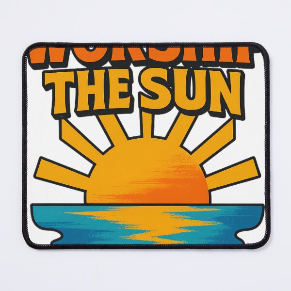 Item preview, Worship the Sun Retro Sunset Beach Design designed and sold by veinmerch.