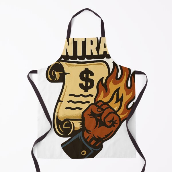 Item preview, Burn the Contract Protest Fist Flame Design designed and sold by veinmerch.