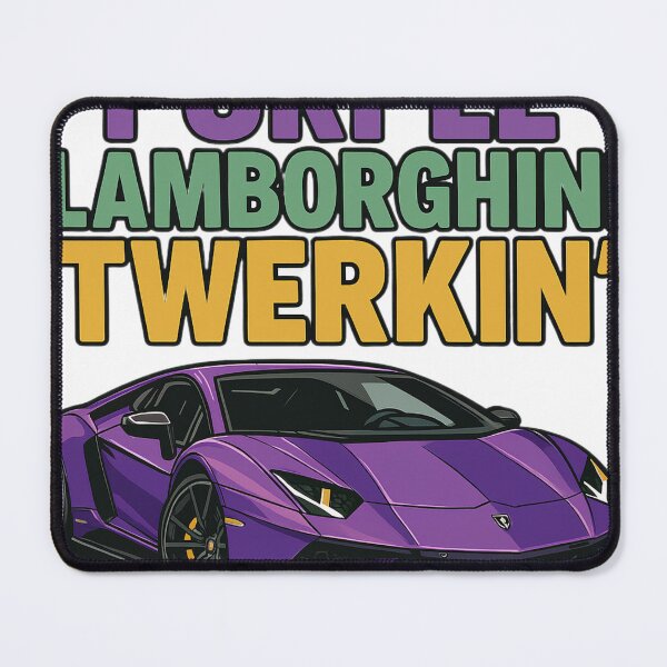 Item preview, Purple Lamborghini Twerkin' Street Style Car Design designed and sold by veinmerch.