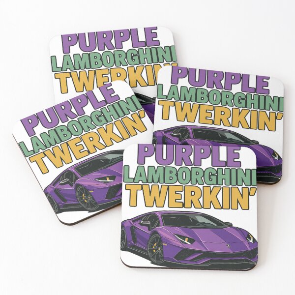 Item preview, Purple Lamborghini Twerkin' Street Style Car Design designed and sold by veinmerch.