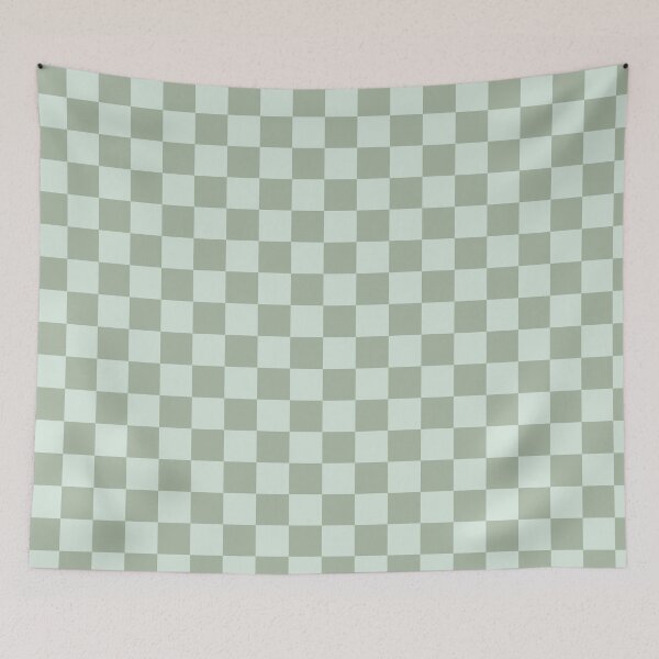 Item preview, Sage green and pistachio gelato checkerboard designed and sold by Karf  ..