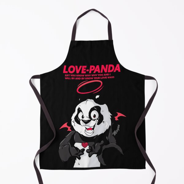 Item preview, Mischievous Panda Heart: Love's Playful Edge designed and sold by DarylWelsh2024.