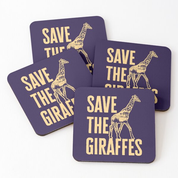 Item preview, Save the Giraffes Endangered Animals designed and sold by jaygo.