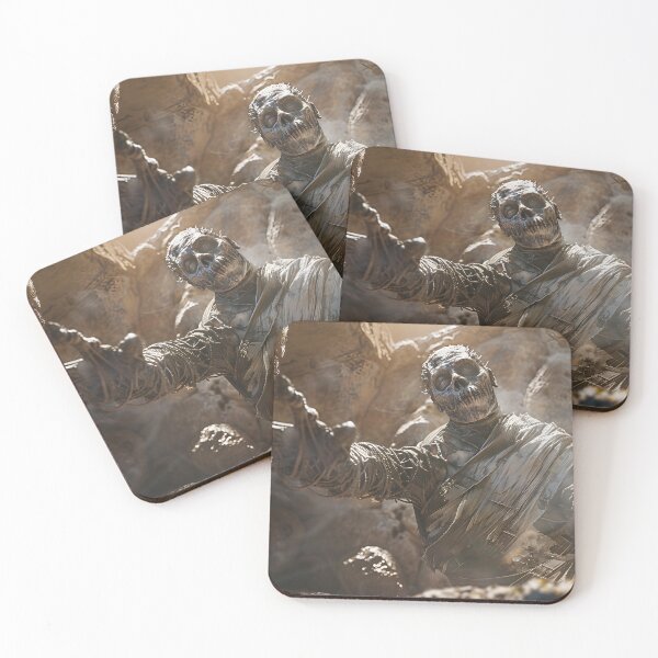 Item preview, Undead Mummy Rising from Ancient Egyptian Tomb — Epic Horror Scene designed and sold by MatvHelen.