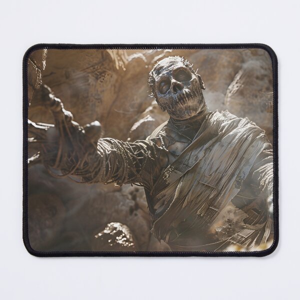 Item preview, Undead Mummy Rising from Ancient Egyptian Tomb — Epic Horror Scene designed and sold by MatvHelen.